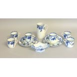 Blue and white china to include Delph jug