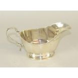 Mappin and Webb silver sauce boat 16x10x10cm full h/m