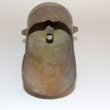 Three pieces of WW1 trench art: a Wishing Well 9cms diameter, Tobacco Jar 10cms diameter and a