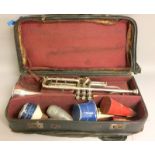 Besson Class ‘A' prototype trumpet in its case serial number 129378