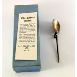 Silver boxed copy of the 'Roman Spoon' with authentication