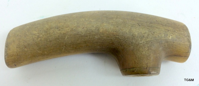 4 Horn walking stick handles (possibly rhino) - Image 5 of 7