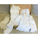 Quantity of Victorian/Edwardian children's christening robes and under garments