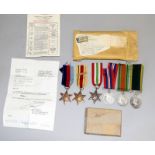 An impressive WW2 Medal group consisting of the 39/45 Star, Africa Star with 1st Army clasp, Italy