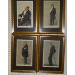 Four Vintage Vanity Fair Caricature Pictures…….NAME THE PICTURES!!!!!!!!!