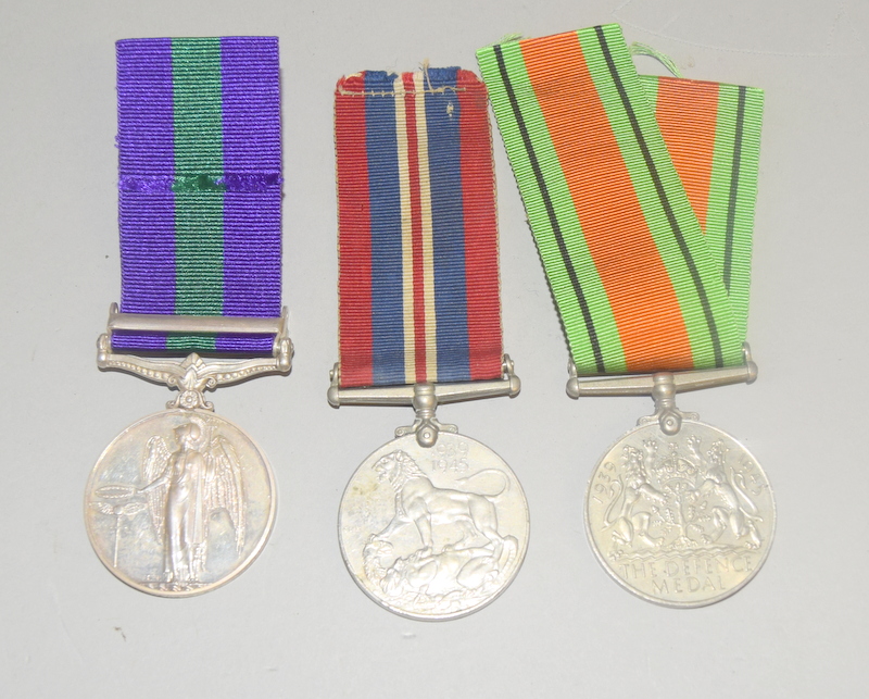 A General Service Medal with Palestine 1945-48 bar name to EC.14044 Pte. C.Poloko. A.P.C. with two - Image 4 of 4