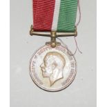A WW1 Mercantile Marine War Medal named to J.D.Dunn
