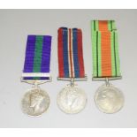 A General Service Medal with Palestine 1945-48 bar name to EC.14044 Pte. C.Poloko. A.P.C. with two