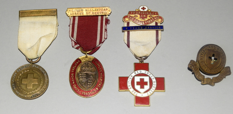 A WW1 British Red Cross Society War Service medal, with a Lord Mayor Treloar Cripples Hospital