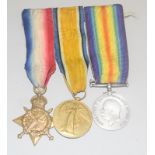 A mounted as worn WW1 Mons medal trio awarded to CMT-1632 Private L.Defreind of the Army Service