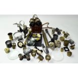 Large collection of lenses. Jewellery loops, binoculars, projector lens and clear magnifiers
