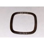 Genuine Tiffany silver square bangle