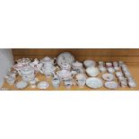 A group of Staffordshire porcelain teaware, circa 1800, including Factory X and Factory Z, the