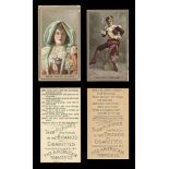 An album of cigarette cards, part-sets and odds, including 53 American Tobacco Co. 'Songs A', 35