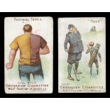 A collection of 16 odd cigarette cards, including 1 (of 12) W. & F. Faulkner 'Golf Terms', 1 (of 12)
