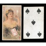 A collection of 55 cigarette and trade cards, including 1 (of 52) D. Ritchie & Co. 'Beauties P/C