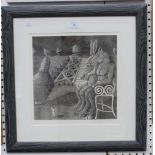 Sophie Ryder - Minotaur and Hare, aquatint, signed, dated '97 and editioned 44/50 in pencil,