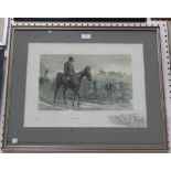 After 'Snaffles' [Charles Johnson Payne] - 'Tally-Ho Back', colour print, signed in pencil, approx