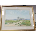 Clement Lambert - 'Chanctonbury Ring', watercolour, signed recto, titled verso, approx 36cm x