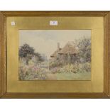 George S. Elgood - 'The Chantry, Otford, Kent', watercolour, signed and dated 1917 recto, titled