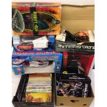 A quantity of toys & games to include radio controlled Star Wars and a Binatone TV game with