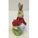 Beswick sample/prototype "Peter Rabbit" Beatrix Potter figure - wearing a red jacket.