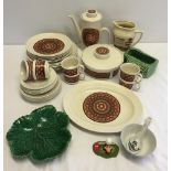 A large quantity of Lord Nelson Pottery 'Jewel Song' dinnerware comprising approx 28 pieces together