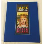 A rare Limited Edition Peter Blake signed and illustrated hardbook copy of Lewis Carrol's 'Alice