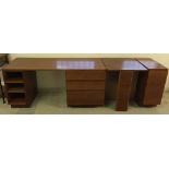 A Tapley desk, corner unit and pedestal.
