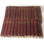 A complete set of Nelson's Encyclopedia in 25 volumes to include dictionary and atlas. c1910.