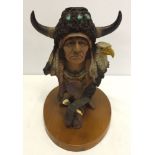 A large boxed J.H.Boone Limited Edition American Indian figure 'Betrayal'.