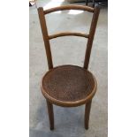 Single French style café chair.
