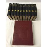 A copy of The Universal Dictionary of the English Language by Henry Cecil Wyld with 10 copies of