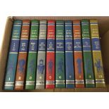 A set of 10 Collier's Junior Classics books c1960s containing stories for children.