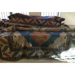 A large vintage Turkish rug. Approx 236 x 350cm. In very good condition.