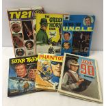 A collection of 6 TV related childrens animals to include The Green Hornet, Star Trek, The