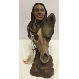 A large boxed J.H.Boone Limited Edition American Indian figure 'Vanishing Breeds'.