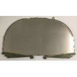 An Art Deco wall mirror.