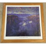 A Limited Edition signed print 'Altitudinal Landscape - Blue Mountains' 167 x 183cm. Michael R.
