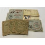 8 albums of cigarette card sets (3 inserted albums to include Christmas Boxing Personalities and
