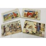 15 vintage comic postcards to include 5 Max Kunzli cat cards, Bamforth and Donald McGill.