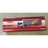 A boxed Corgi Hauliers of Renown 1:50 scale CC13811 Mercedes Benz Actros step frame curtainside, D