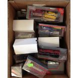 A box of boxed buses and coaches including Corgi Original Omnibus & EFE. Approx 25 models in total.