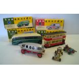 A tray of mixed diecast to include 4 boxed Vanguards Lorries & Vans, Corgi Tom & Jerry, and Rio '