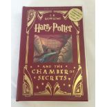 Harry Potter and the Chamber of Secrets J.K Rowling US Collectors 1st Edition. Unread in red leather