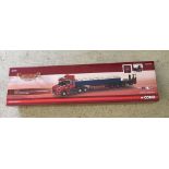 Corgi boxed 1:50 scale Hauliers of Renown CC12824 Scania T dropside and sand bag load with Monty