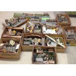 A large quantity of OO guage railway buildings and accessories from a large complete layout plus 3