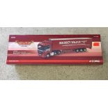 A boxed Corgi Hauliers of Renown 1:50 scale CC13819 Mercedes Actros Curtainside, Massey Wilcox -