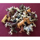 A collection of Britains plastic farm animals