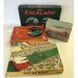 4 boxed Escalado horse racing games.